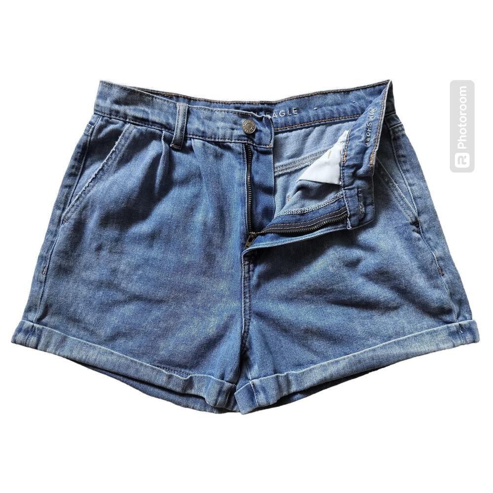 American Eagle Outfitters Light Blue Jean Shorts - Picture 3 of 10